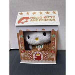 Hello Kitty Gingerbread Hugger Pillow With Box Christmas - New With Tag - 12"